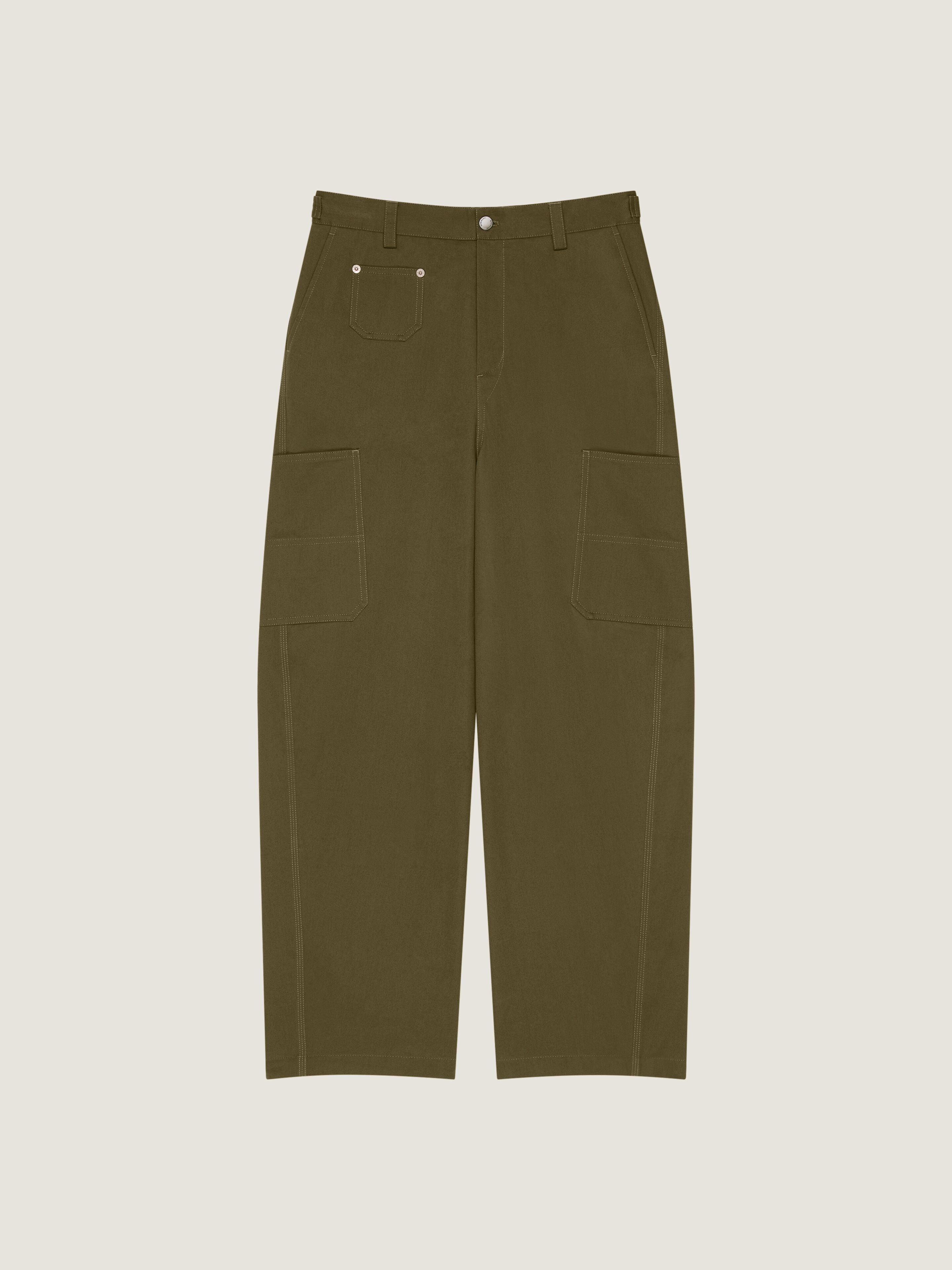 Couture Seam trousers in cotton embroidered GIVENCHY Paris